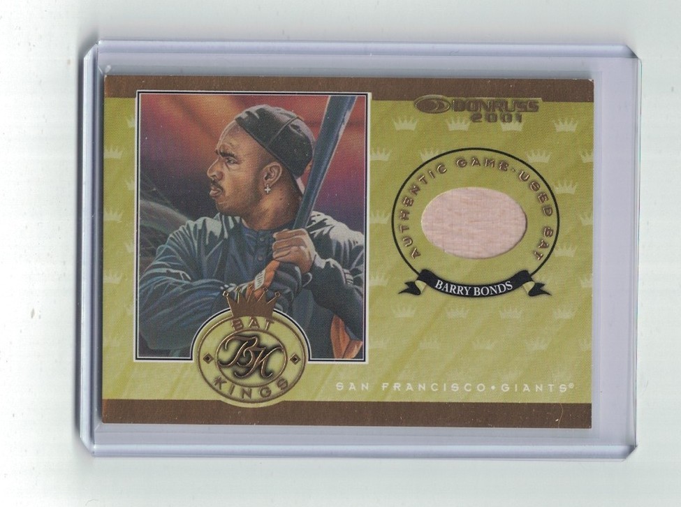 2001 Donruss Bat Kings #BK3 Barry Bonds Bat 115/250