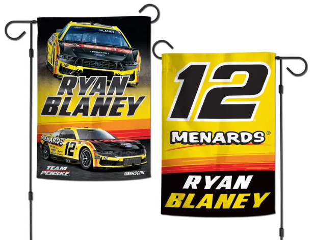 NASCAR Ryan Blaney #12 2-Sided 12.5\