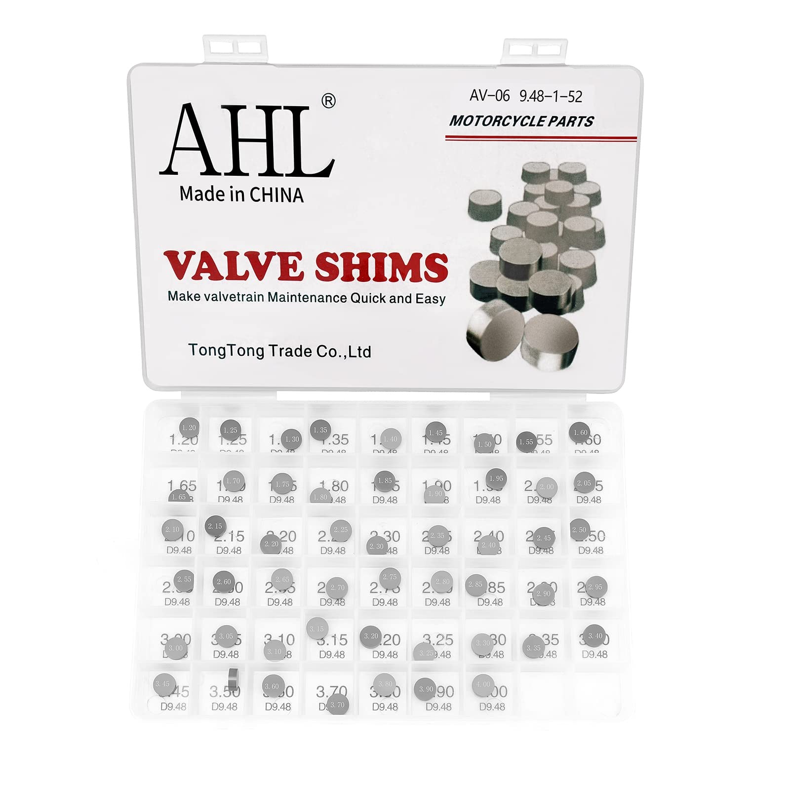 AHL Adjustable Valve Shim Kit 9.48mm O.D. Yamaha YZ450 F 2003 2004 2005 2006 AHL Adjustable Valve Shim Kit 9.48mm O.D. Yamaha YZ450 F 2003 2004 2005 2006