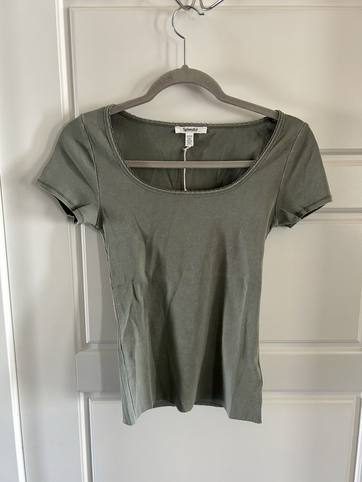 Splendid collection women’s ribbed shirts gray size S $58 Splendid collection women’s ribbed shirts gray size S $58
