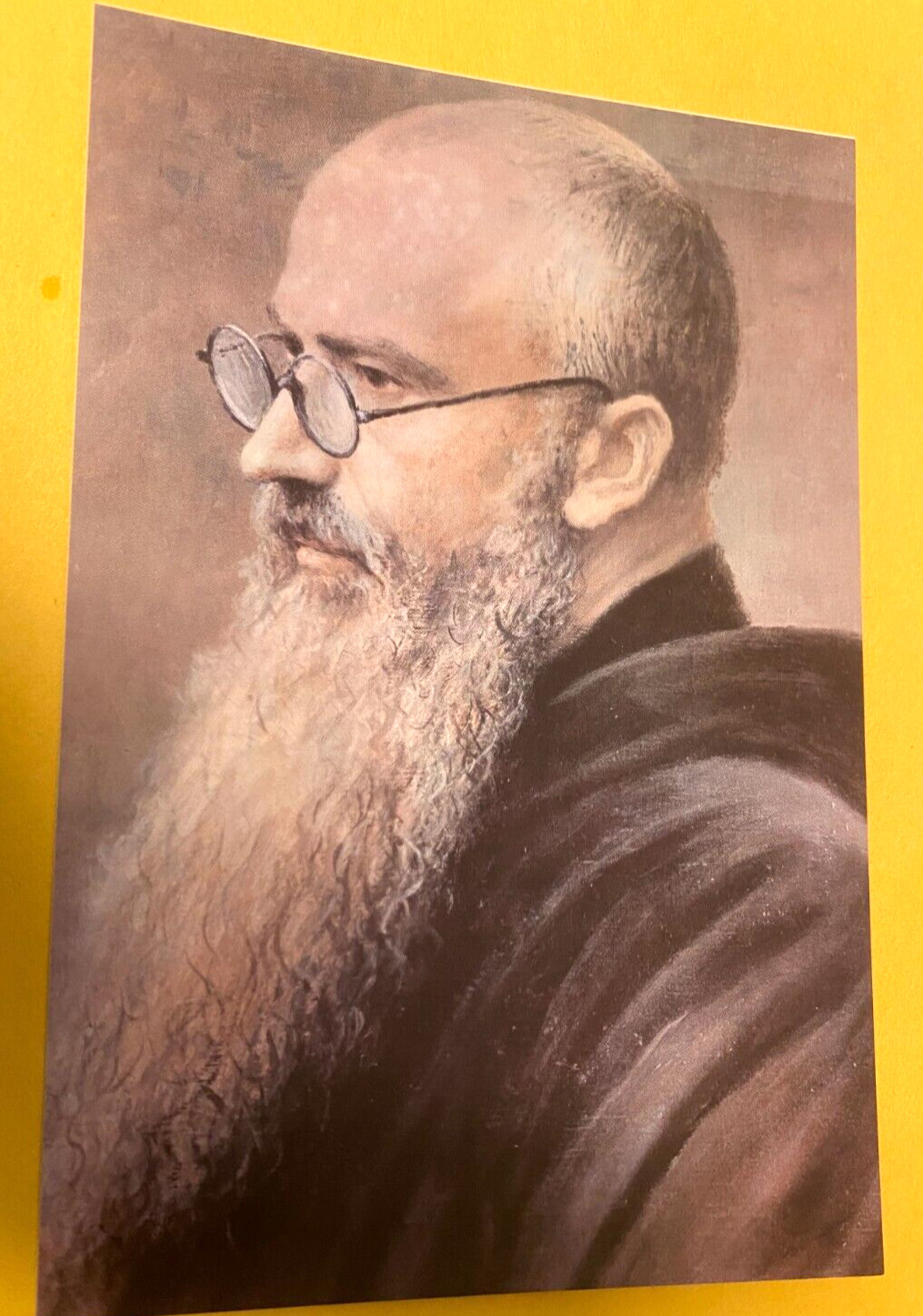 Saint Maximilian Kolbe Post Card Image, New from Japan