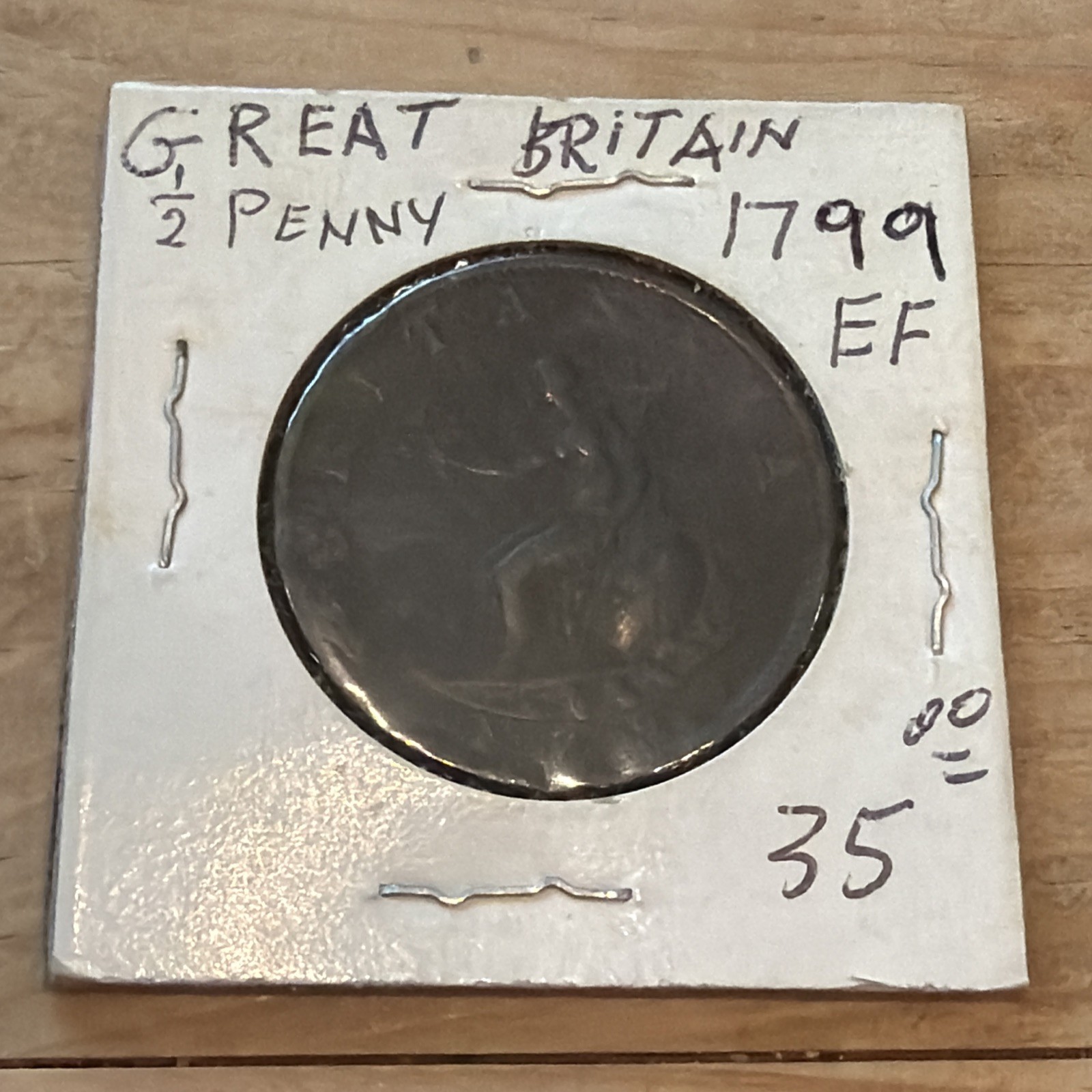 1799 UK GB GREAT BRITAIN HALF PENNY COIN 1799 UK GB GREAT BRITAIN HALF PENNY COIN