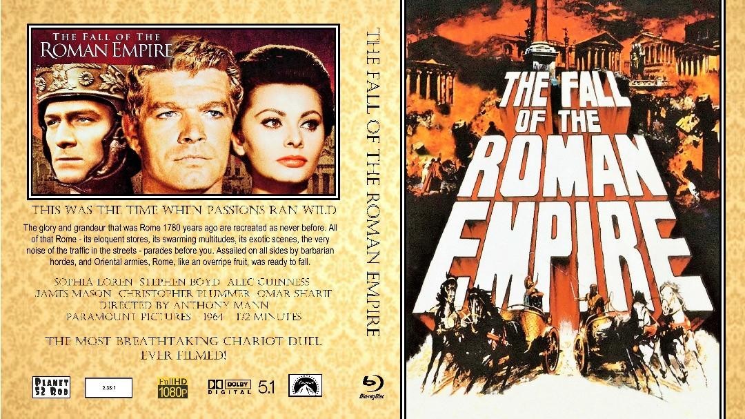 The Fall of the Roman Empire 1964 1080P BLURAY FILM ROADSHOW CLASSIC 5.1 SOUND The Fall of the Roman Empire 1964 1080P BLURAY FILM ROADSHOW CLASSIC 5.1 SOUND