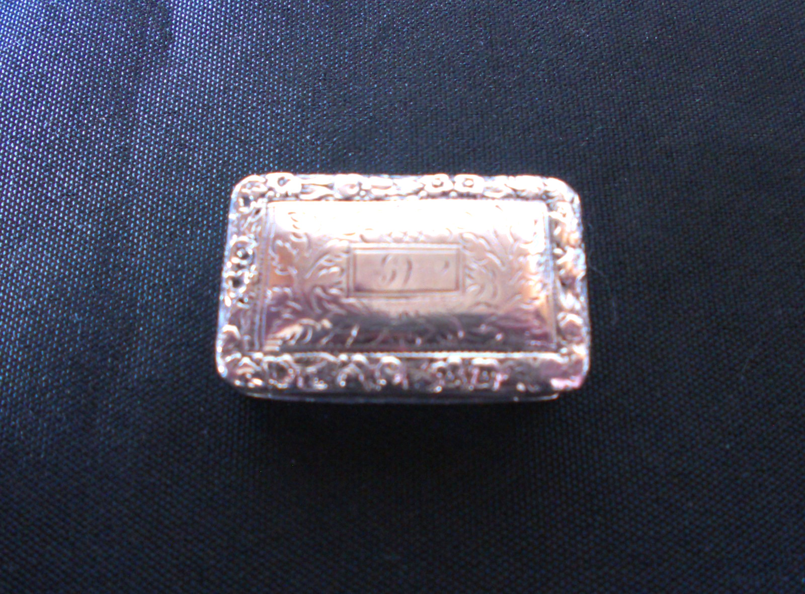 Rare Antique Silver Vinaigrette George 1V Dated 1824 By William Simpson Birmingh