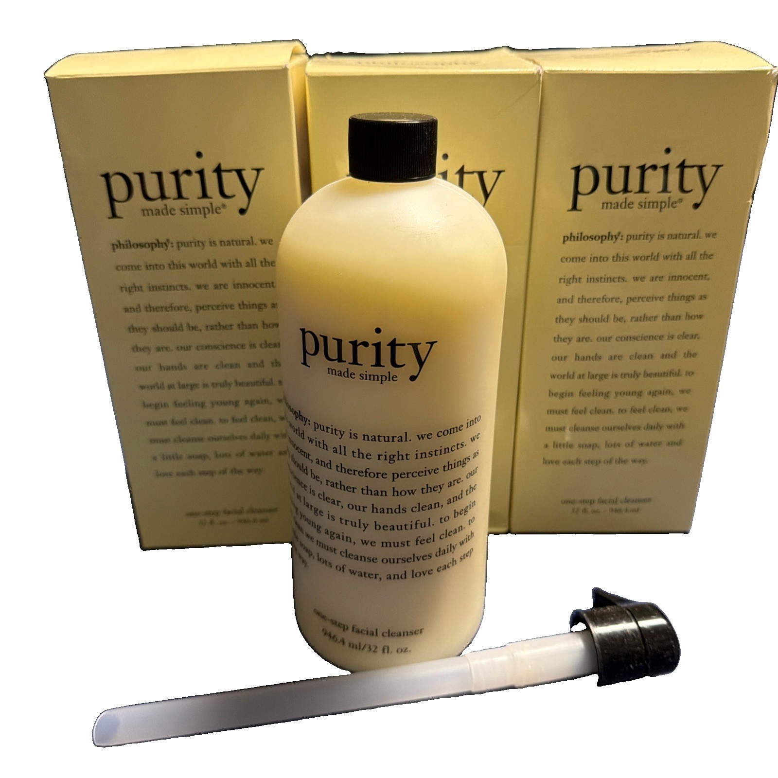 Philosophy Purity Made Simple One-Step Facial Cleanser - 32oz Sealed Philosophy Purity Made Simple One-Step Facial Cleanser - 32oz Sealed
