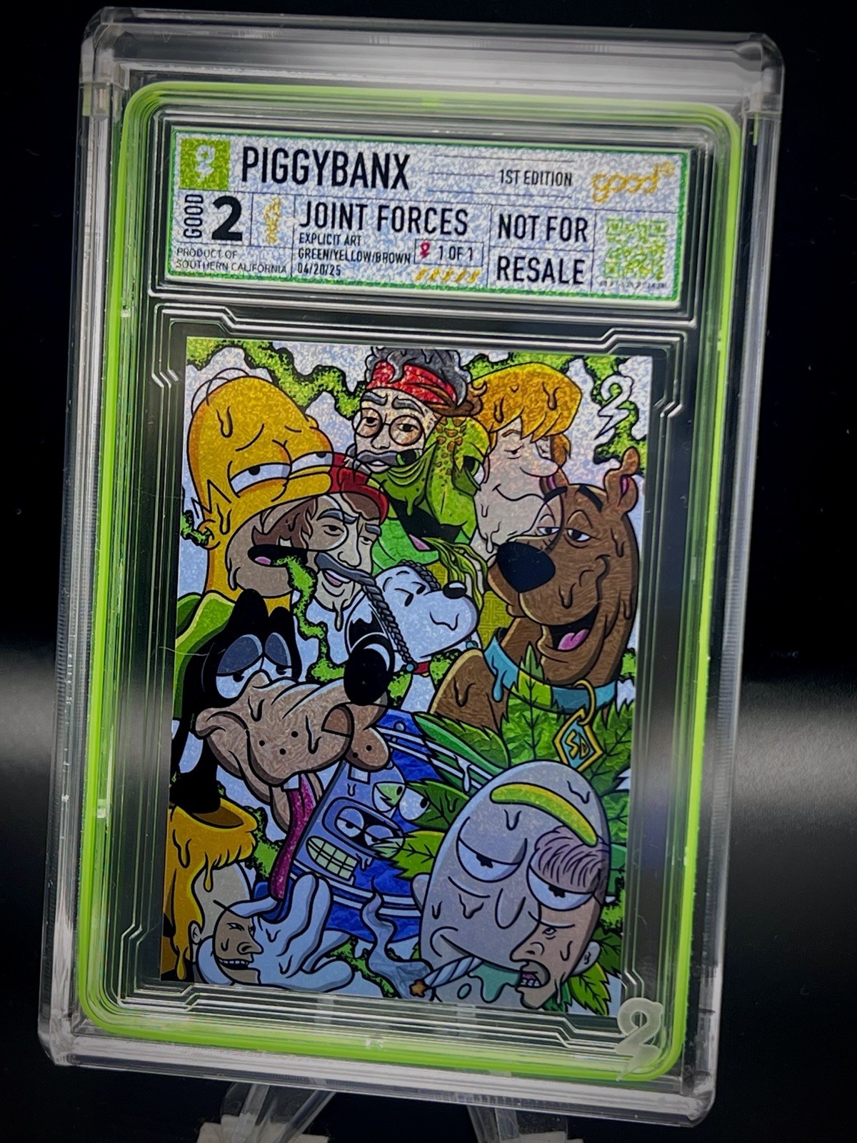 PiggyBanx Piggy Banx Rare 1/1 JOINT FORCES - Angel Dust Variant - Rare Label PiggyBanx Piggy Banx Rare 1/1 JOINT FORCES - Angel Dust Variant - Rare Label