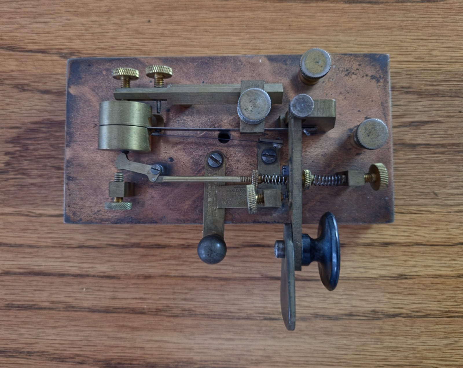 Vintage 1906 Model 3 Telegraph Speed Key Morse Code NOT Vibroplex 