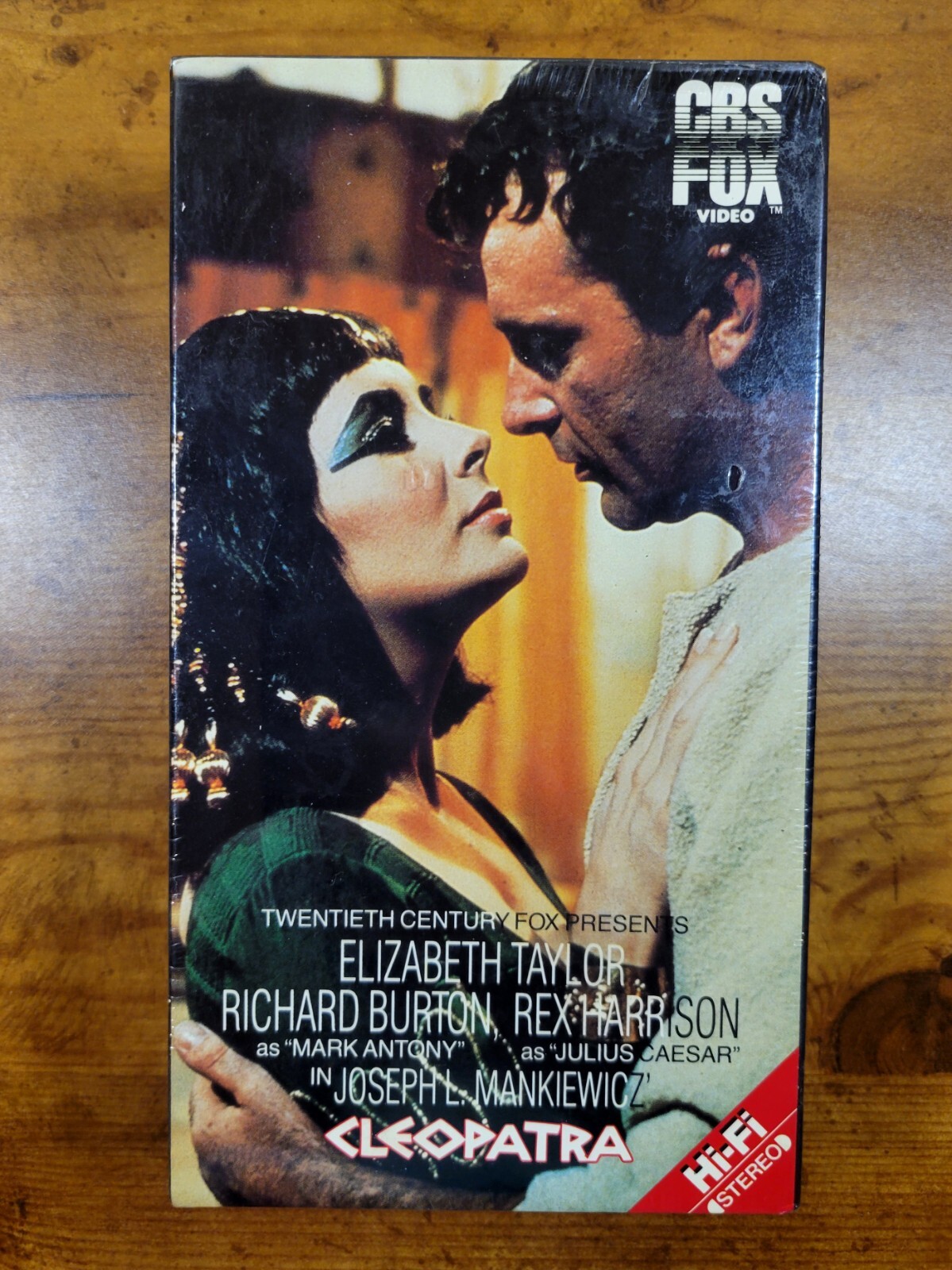 VTG 1988 CLEOPATRA VHS (Dbl Tape), Elizabeth Taylor & Richard Burton, Sealed New