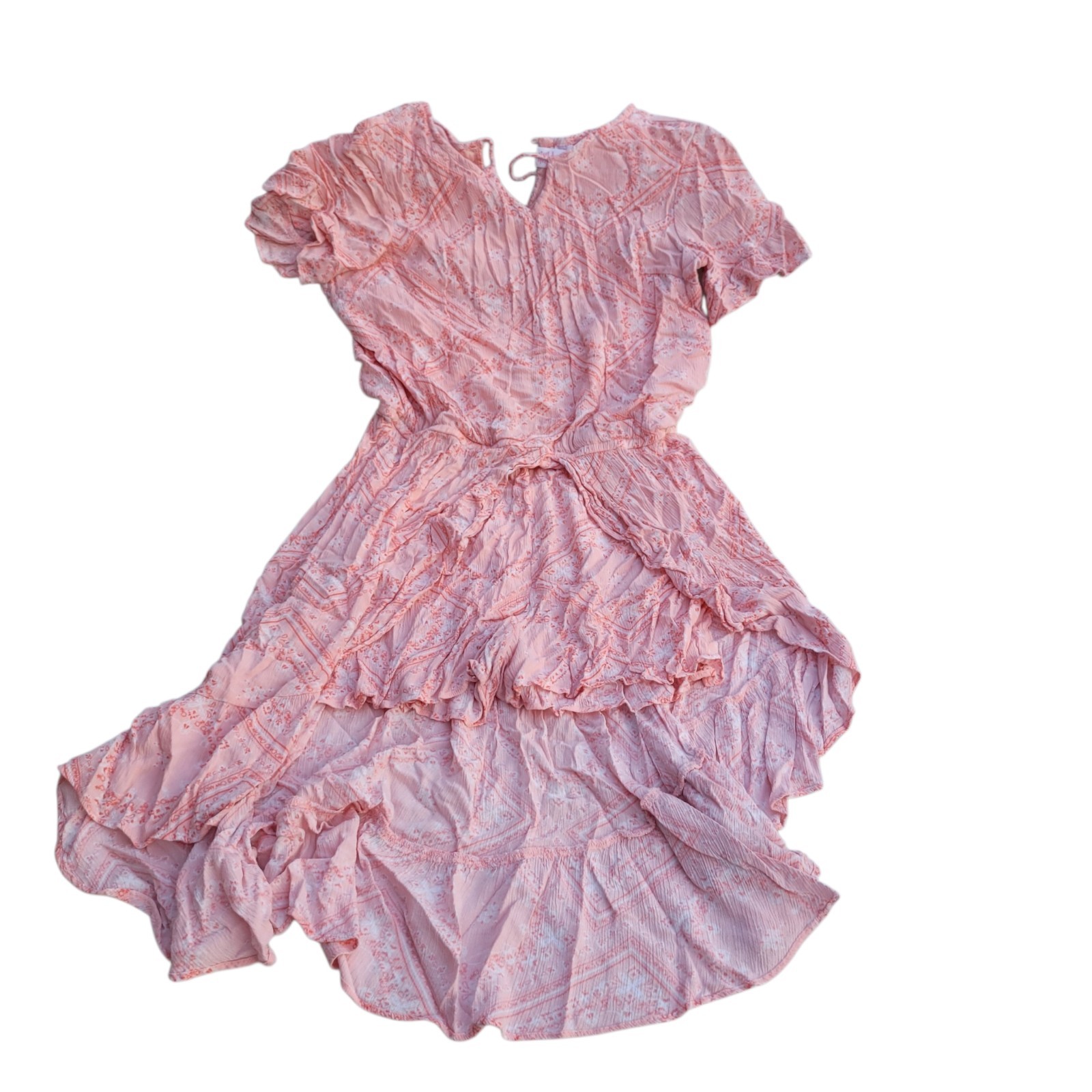 Justice Girls Floral Short Sleeve Dress Pink Size 18 Justice Girls Floral Short Sleeve Dress Pink Size 18