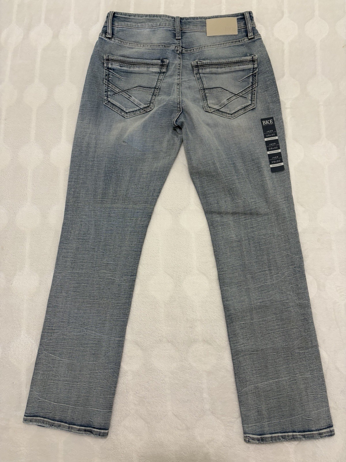 NWT BKE Jake Straight Jeans Men’s 29x30 Light Wash Faded Performance Stretch NWT BKE Jake Straight Jeans Men’s 29x30 Light Wash Faded Performance Stretch