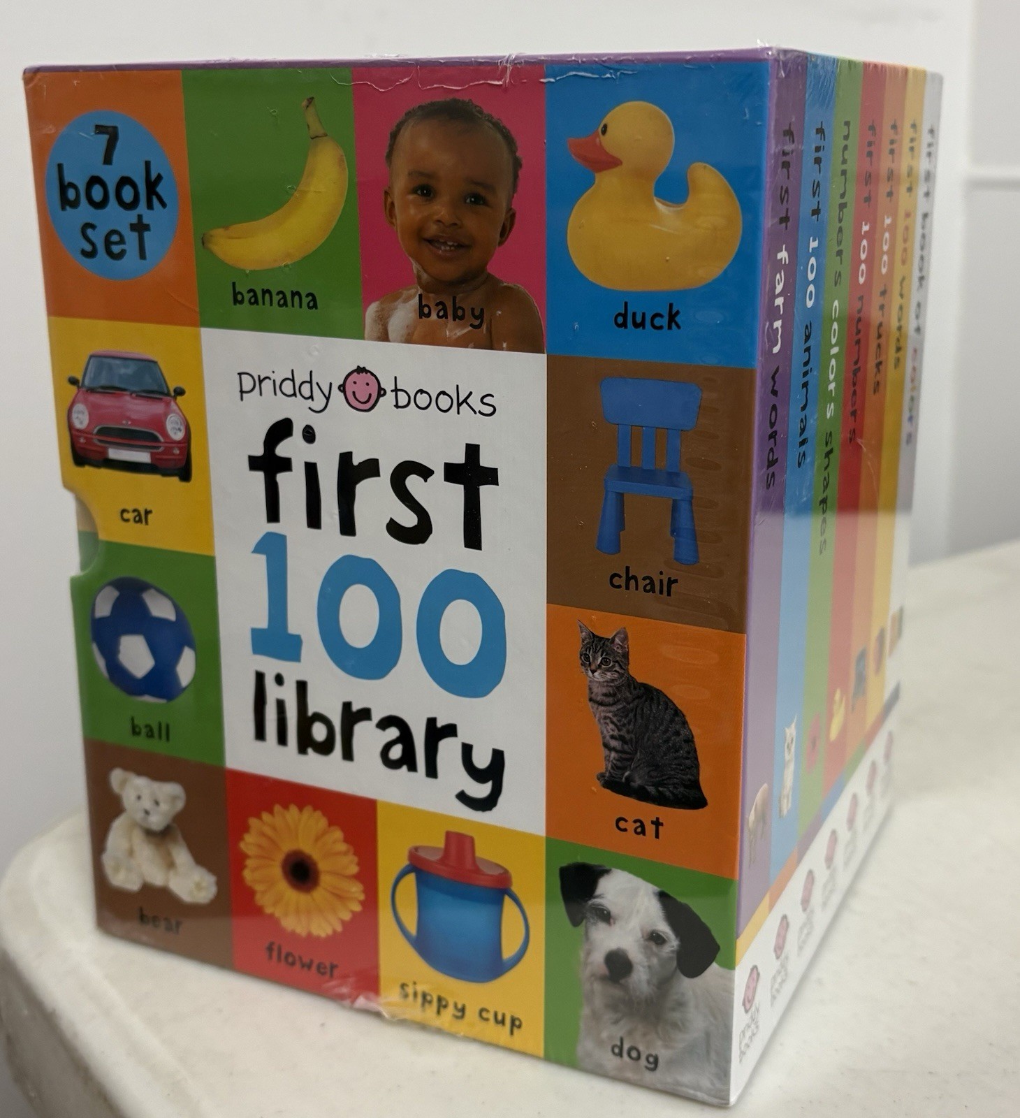 First 100 Library Collection By Priddy Books 7 Books Box Set NEW First 100 Library Collection By Priddy Books 7 Books Box Set NEW