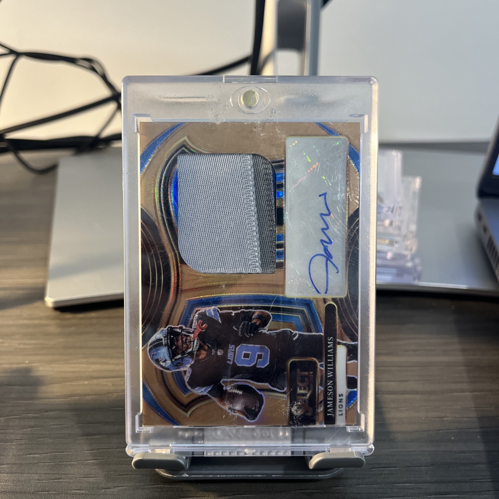 JAMESON WILLIAMS -- 2024 Panini Select -- Patch AUTO /49 - LIONS JAMESON WILLIAMS -- 2024 Panini Select -- Patch AUTO /49 - LIONS