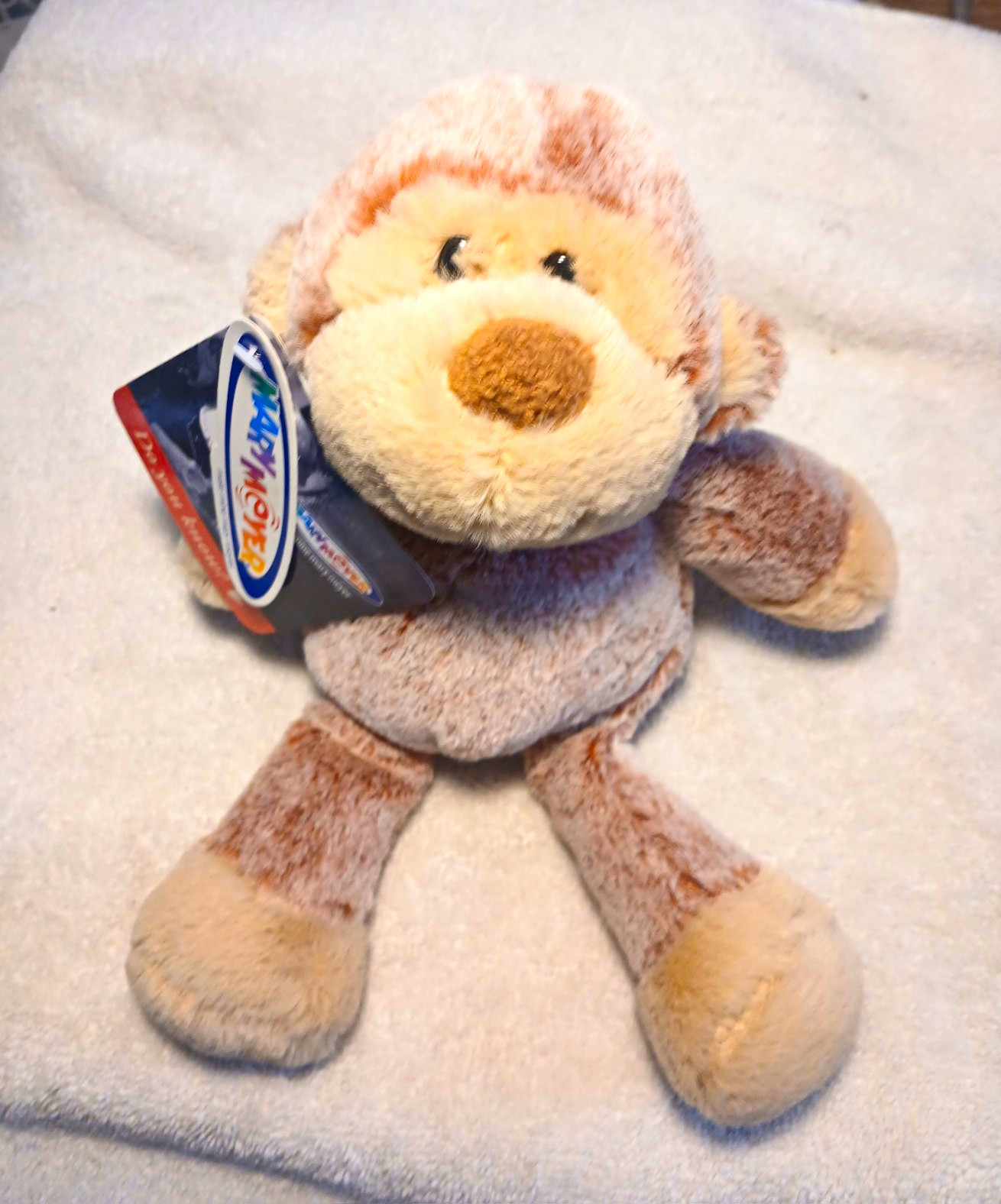 Mary Meyer Marshmallow Jr Monkey Plush Brown/Beige w/ Tags 40483 Mary Meyer Marshmallow Jr Monkey Plush Brown/Beige w/ Tags 40483