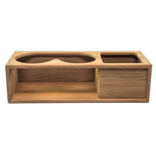 Whitecap Teak Two Insulated Drink/Binocular Rack W/Tray 62616
