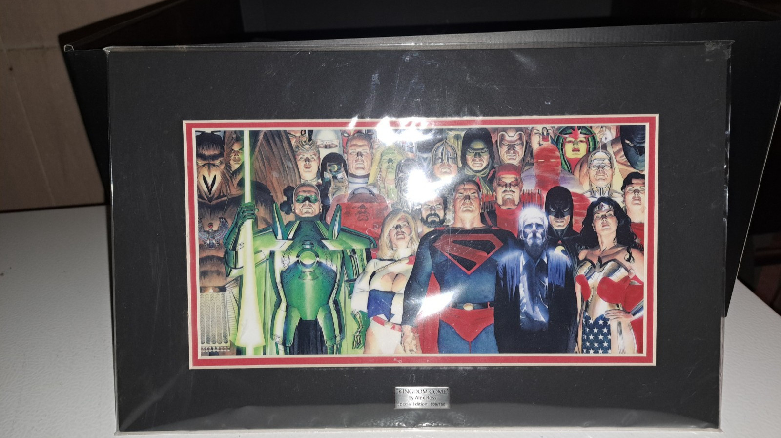 Kingdom Come Lithocel By Alex Ross Special Edition Numbered 06/750