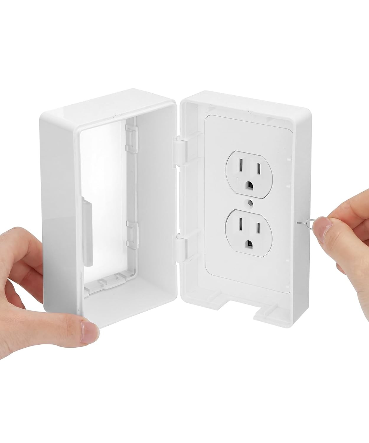 Bates- Baby Safety Outlet Cover Box Locking Baby Proof Outlet Covers | Locking Bates- Baby Safety Outlet Cover Box Locking Baby Proof Outlet Covers | Locking
