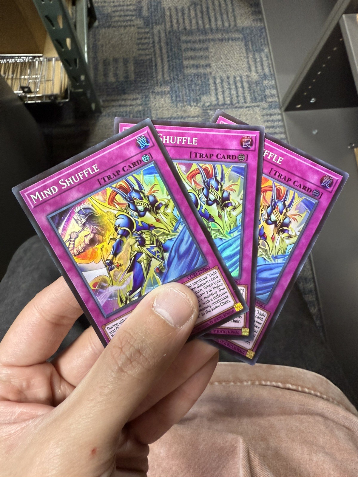 3X Mind Shuffle Super Rare CORI-EN065 3X Mind Shuffle Super Rare CORI-EN065