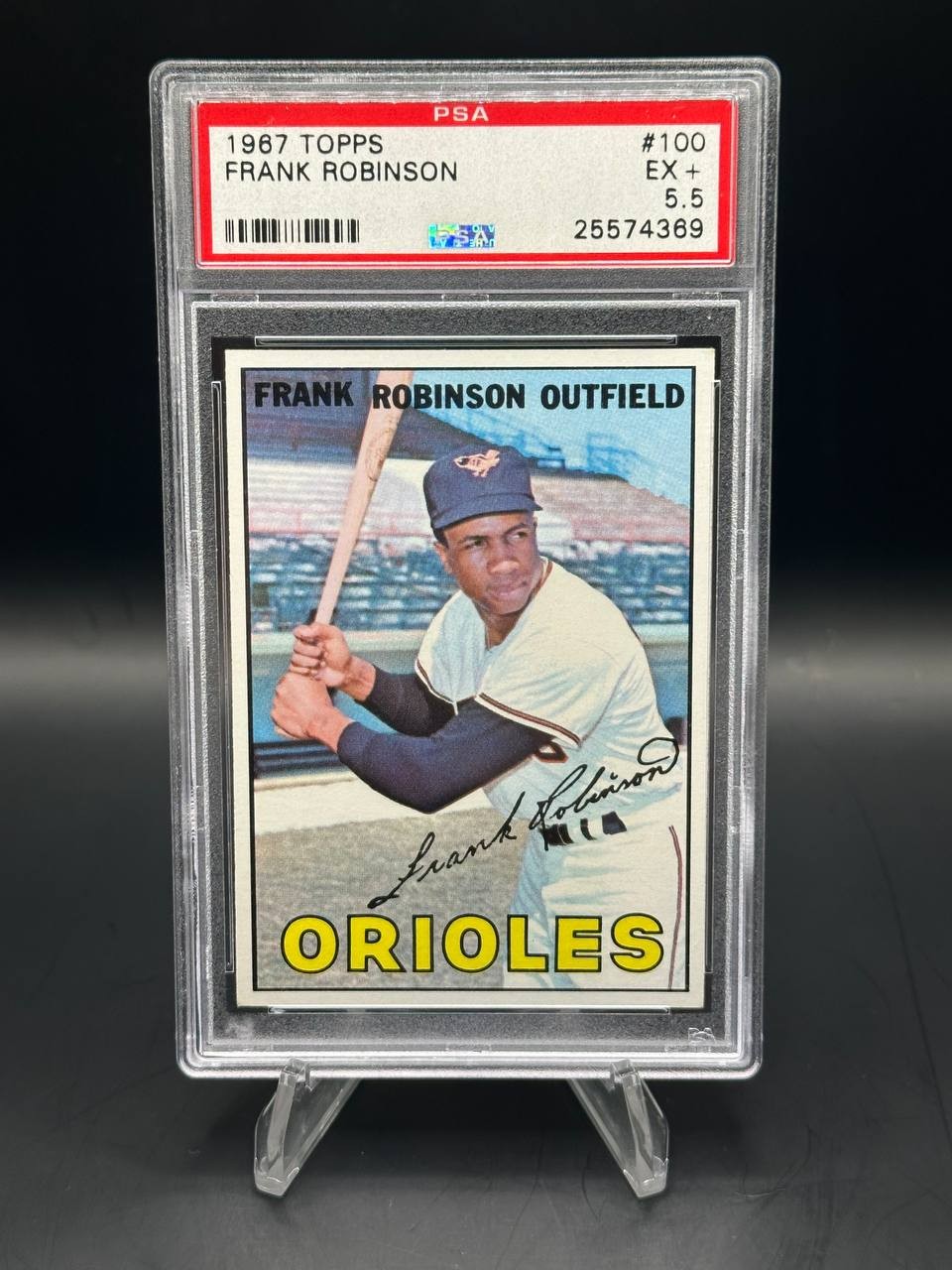 1967 Topps Frank Robinson PSA 5.5 #100 Orioles 1967 Topps Frank Robinson PSA 5.5 #100 Orioles