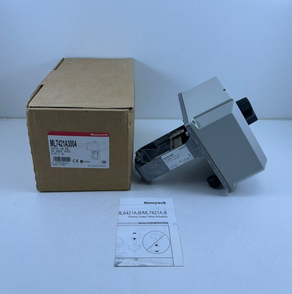 HONEYWELL ML7421A3004 ELECTRIC LINEAR VALVE ACTUATOR CENTRA-TYPE ML7421A HONEYWELL ML7421A3004 ELECTRIC LINEAR VALVE ACTUATOR CENTRA-TYPE ML7421A