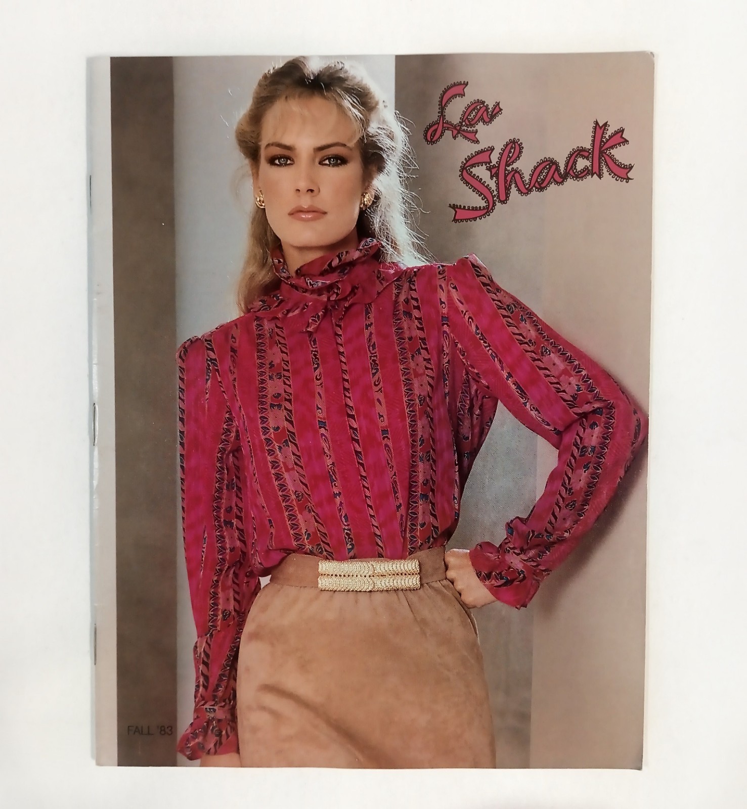 Vintage La Shack Fall 1983 Fashion Catalog Catherine Ogust Forever Dress 1980s