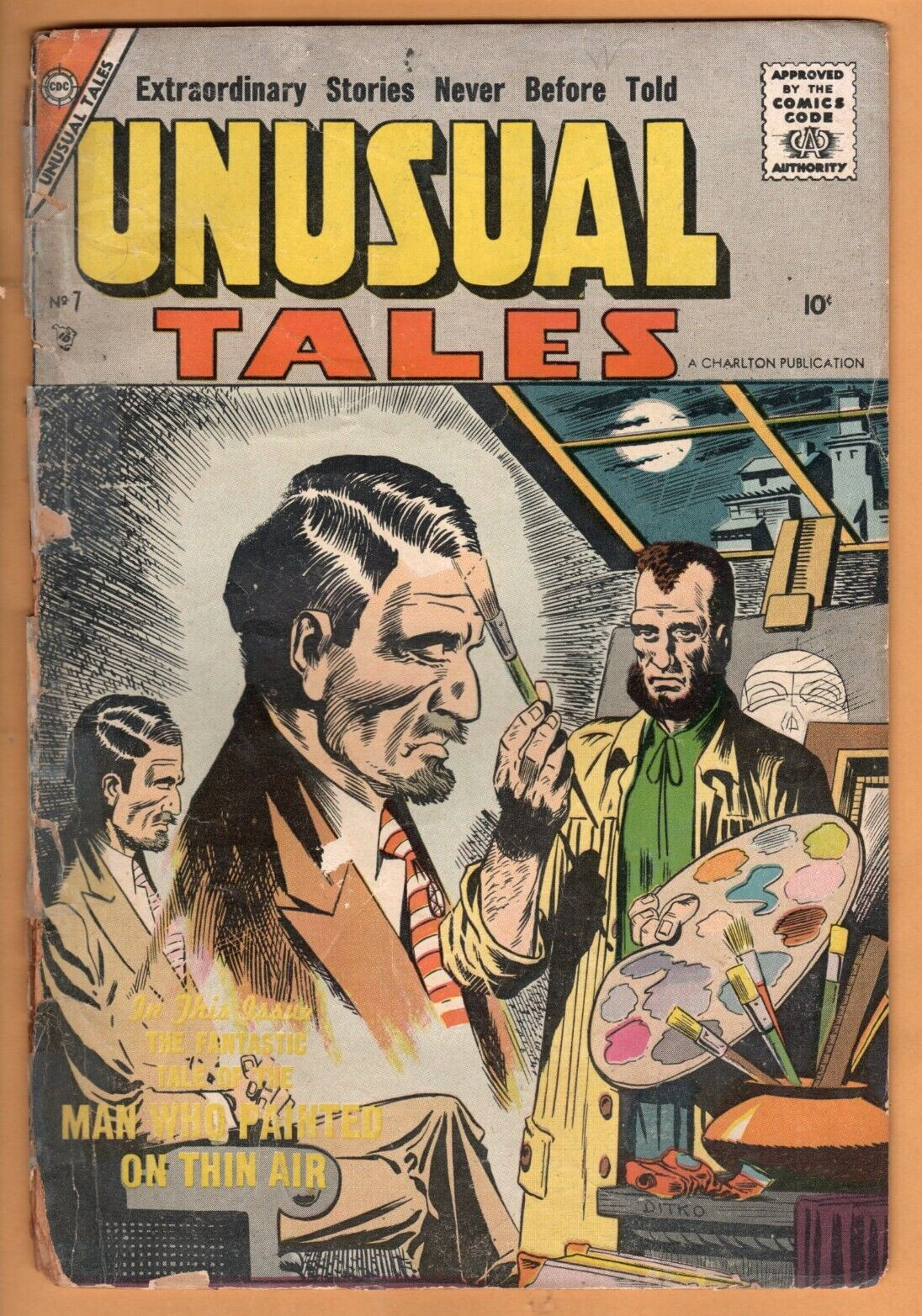Unusual Tales #7: Steve Ditko Cover & Art, Good Condition