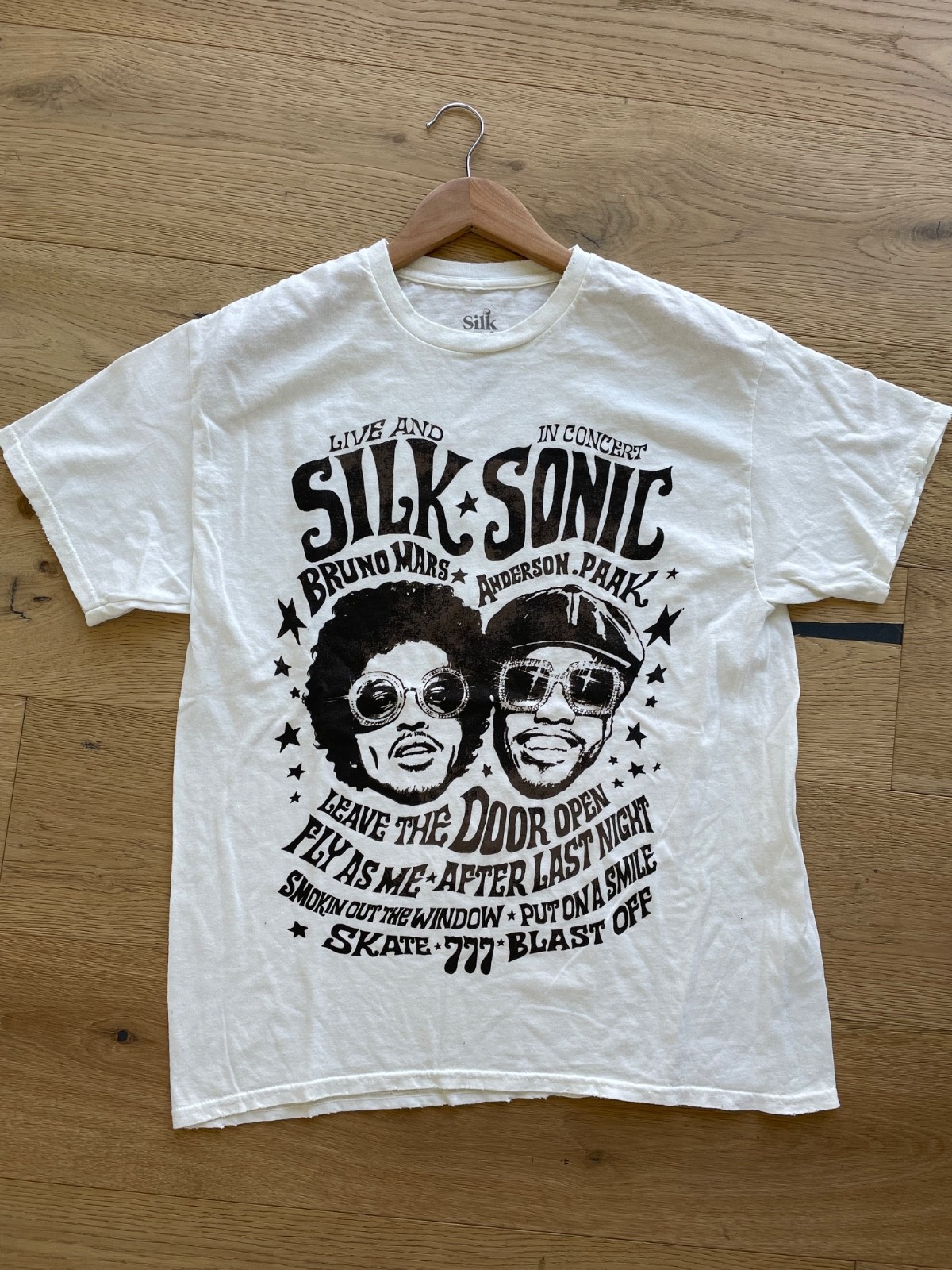 NEW Silk Sonic Bruno Mars Anderson .Paak Deadstock Graphic Tee Various Sizes NEW Silk Sonic Bruno Mars Anderson .Paak Deadstock Graphic Tee Various Sizes