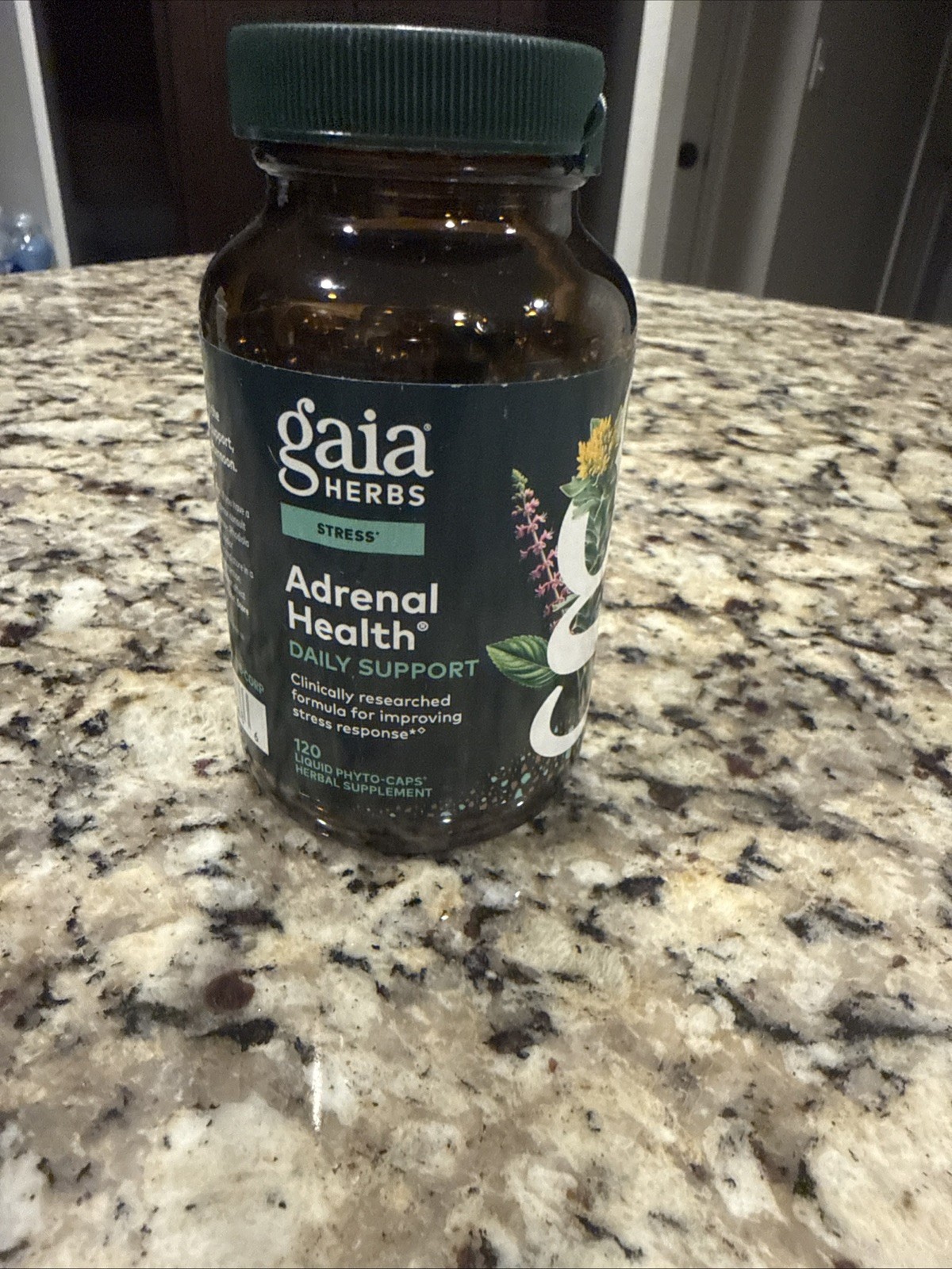 Gaia Herbs - Adrenal Health - Daily Support - 120 Vegan Caps - Exp 07/28 Gaia Herbs - Adrenal Health - Daily Support - 120 Vegan Caps - Exp 07/28