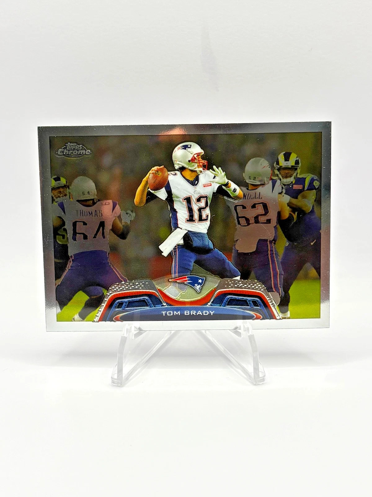 Tom Brady 2013 Topps Chrome #50 - GOAT Tom Brady 2013 Topps Chrome #50 - GOAT