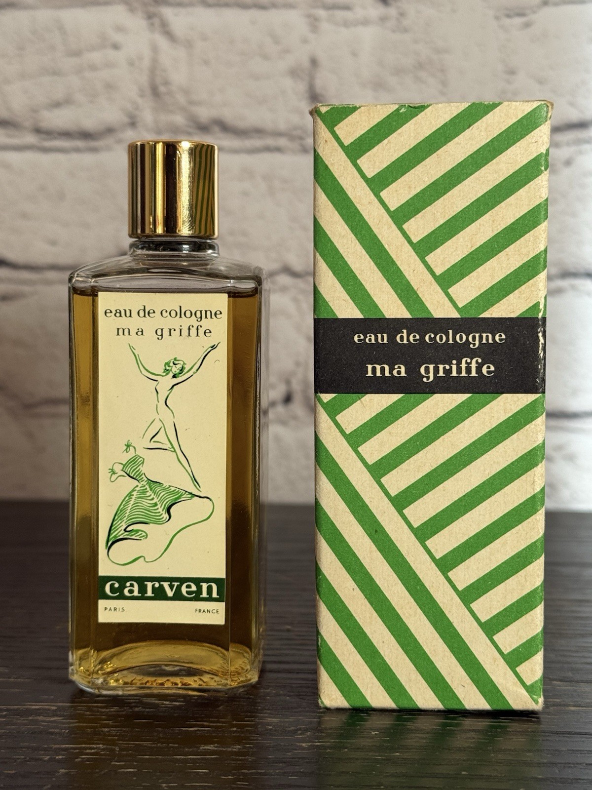 Carven Ma Griffe Eau De Cologne 4oz VINTAGE Ref 8029 Sealed in Box Paris Perfume