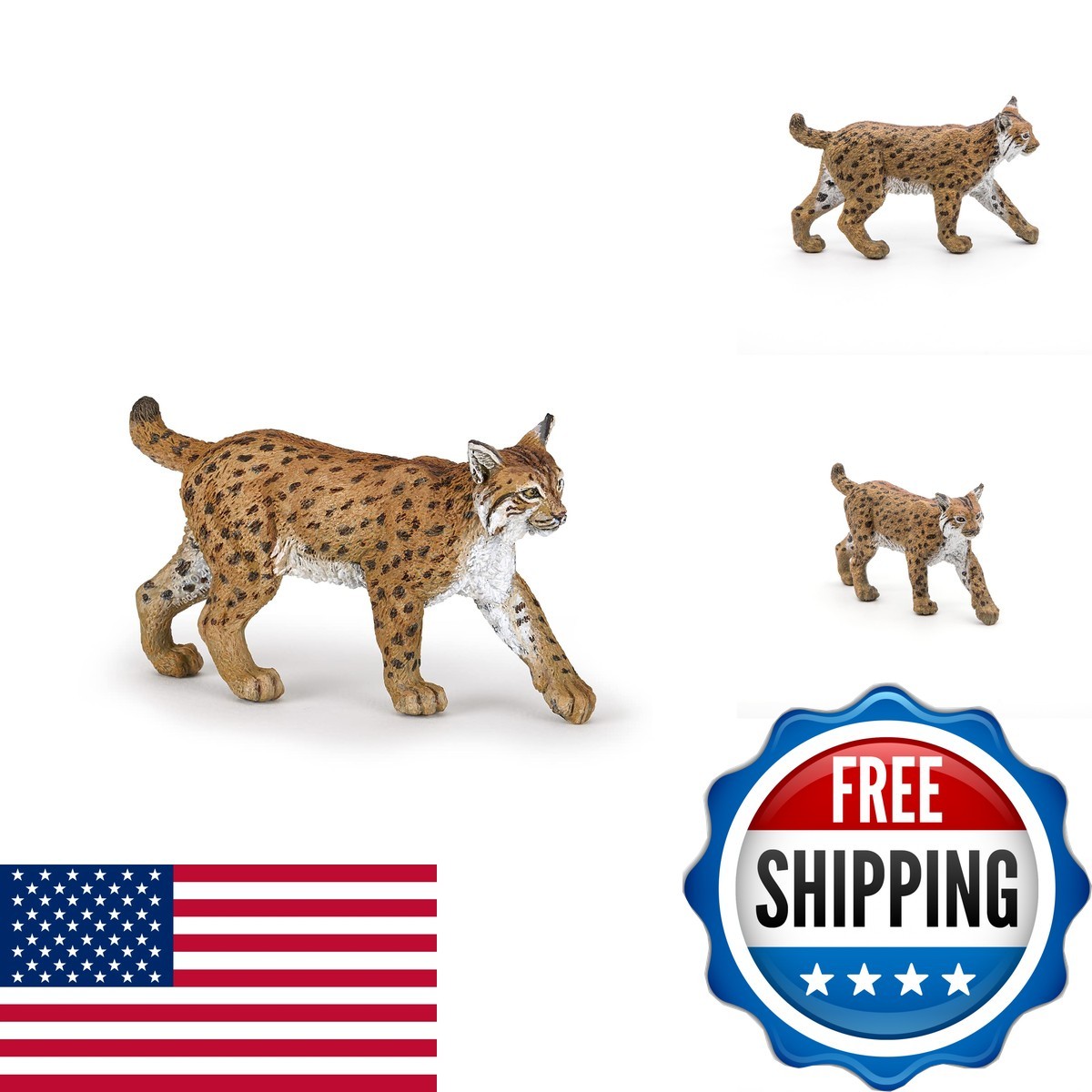 Papo 50241 Lynx Figure - Wild Life Collection - Ages 3+ Papo 50241 Lynx Figure - Wild Life Collection - Ages 3+