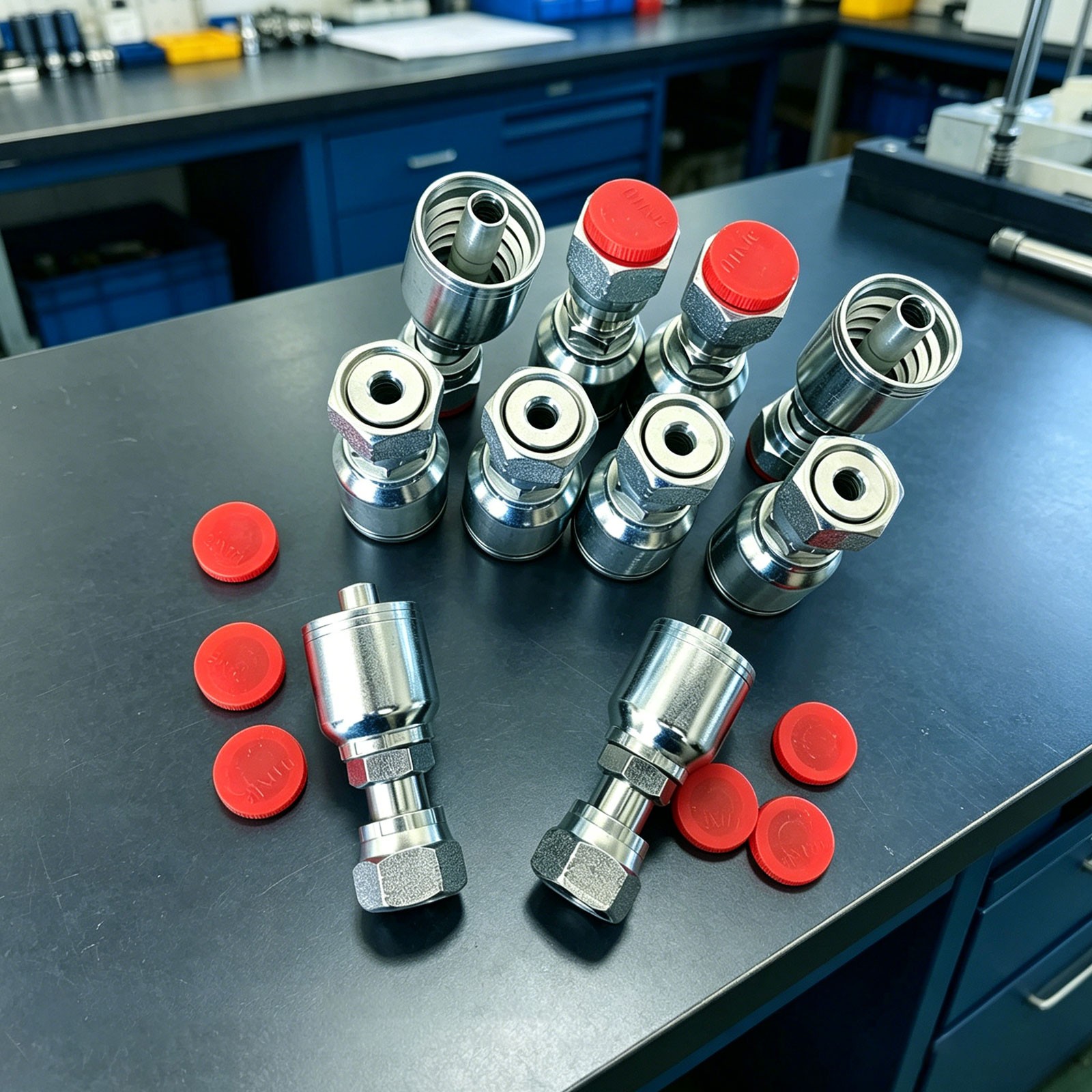 10Pcs Hydraulic Hose Fitting with 3/8 Flat Face Seal Thread 1JS43-6-6 1JS4366 10Pcs Hydraulic Hose Fitting with 3/8 Flat Face Seal Thread 1JS43-6-6 1JS4366