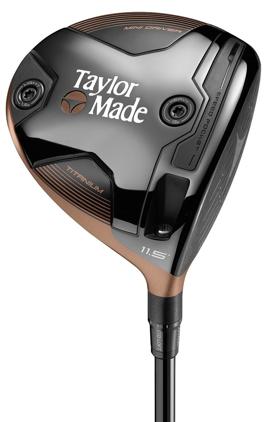 TaylorMade BRNR Mini Copper 11.5* Driver Reg Graph UST Mamiya ProForce 65 Value