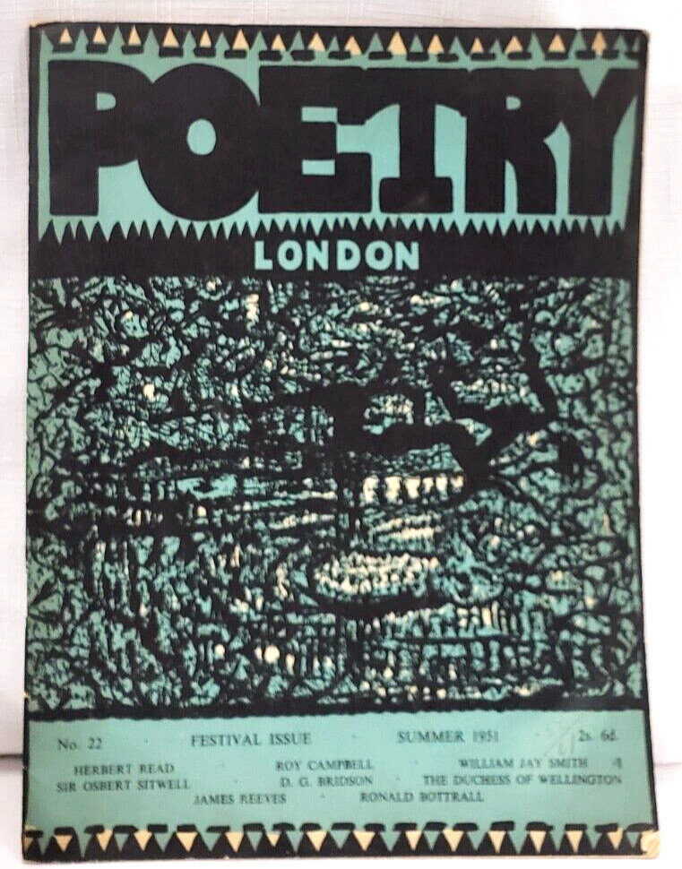 RARE, 1951 HAROLD PINTER POEM in \ RARE, 1951 HAROLD PINTER POEM in \