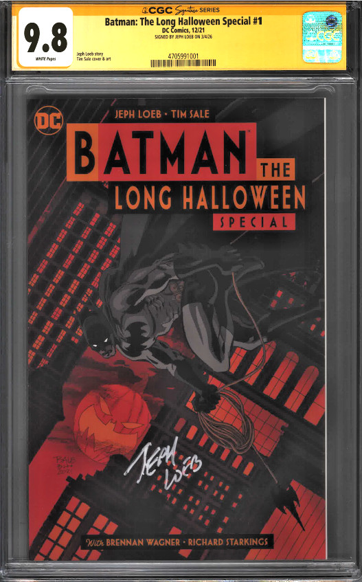 Batman: The Long Halloween Special #1 CGC 9.8 Sign Jeph Loeb Batman: The Long Halloween Special #1 CGC 9.8 Sign Jeph Loeb