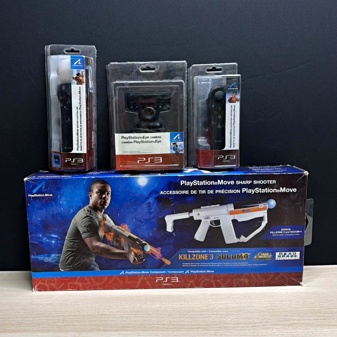 Sony PlayStation Move Accessory Kit: Sharp Shooter + Eye Camera, Black PS3 Sony PlayStation Move Accessory Kit: Sharp Shooter + Eye Camera, Black PS3