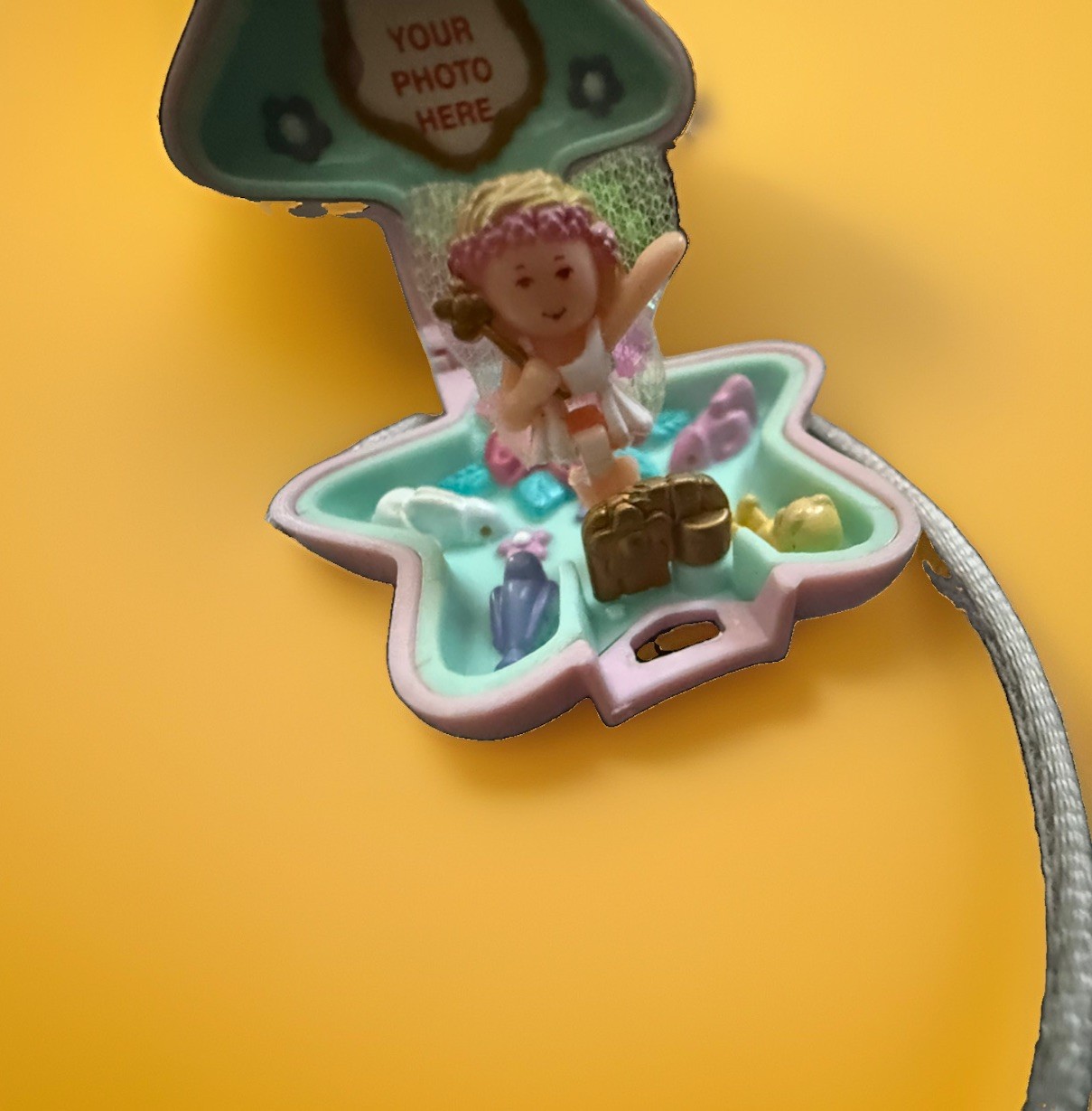 Vintage 1992 Bluebird Polly Pocket Lulu’s Fairy Spells Locket- Complete Set