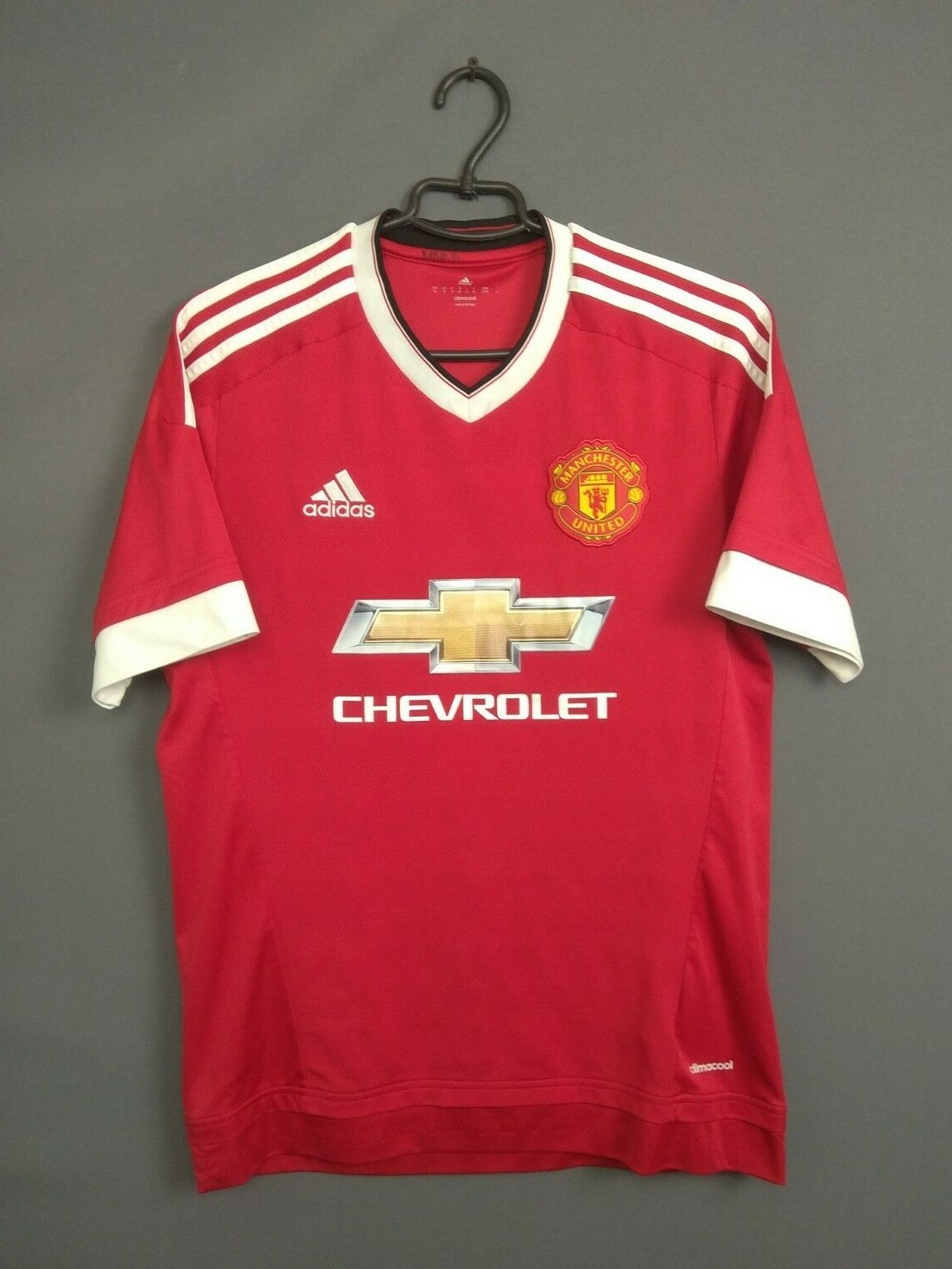 Manchester United Jersey 2015 2016 Home MEDIUM Shirt Adidas AC1414 ig93
