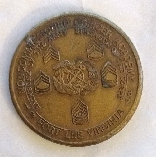 Quartermaster Corps Fort Lee VA US Army Challenge Coin Quartermaster Corps Fort Lee VA US Army Challenge Coin