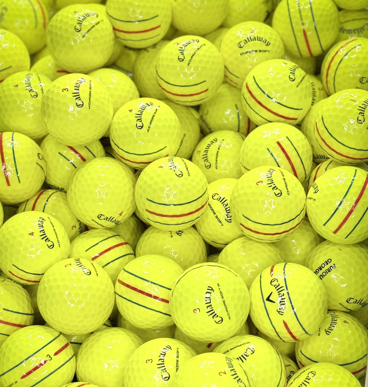 48 Yellow Callaway Chrome Soft Triple Track 5AAAAA+ Golf Balls 48 Yellow Callaway Chrome Soft Triple Track 5AAAAA+ Golf Balls