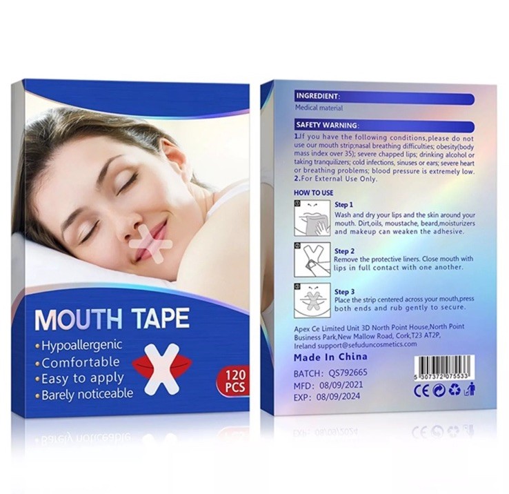 120Pcs Mouth Patch Tape Strip Advanced Gentle for Better Nose Improved Breathing 120Pcs Mouth Patch Tape Strip Advanced Gentle for Better Nose Improved Breathing