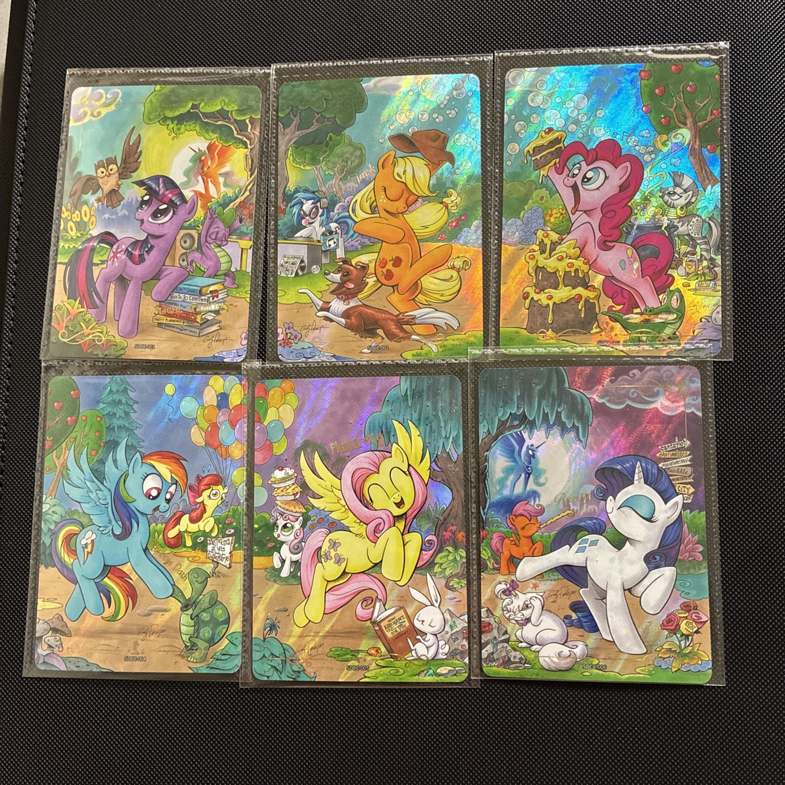 2026 SDCC EXCLUSIVE KAYOU MY LITTLE PONY PROMO CARD SET MANE 6 SDCC-001 - 006 2026 SDCC EXCLUSIVE KAYOU MY LITTLE PONY PROMO CARD SET MANE 6 SDCC-001 - 006