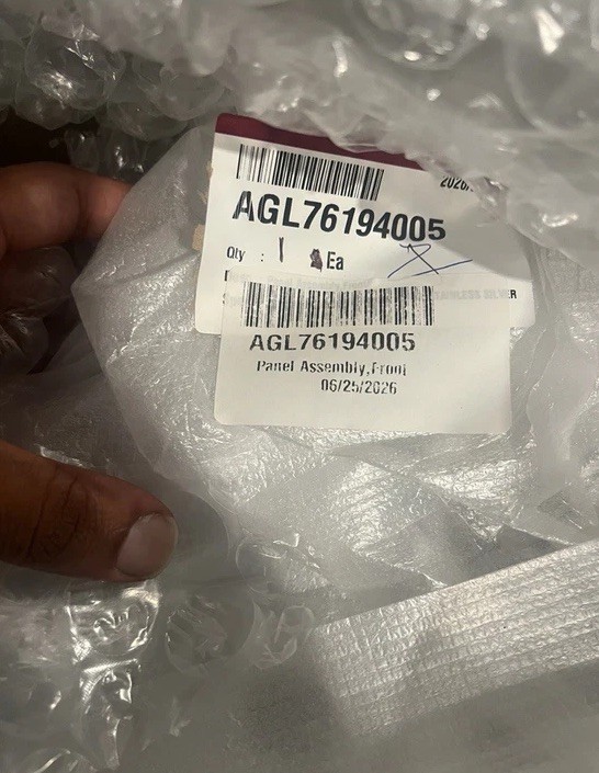 BRAND NEW LG WASHER FRONT PANEL ASSEMBLY AGL76194005 OEM PART BRAND NEW LG WASHER FRONT PANEL ASSEMBLY AGL76194005 OEM PART