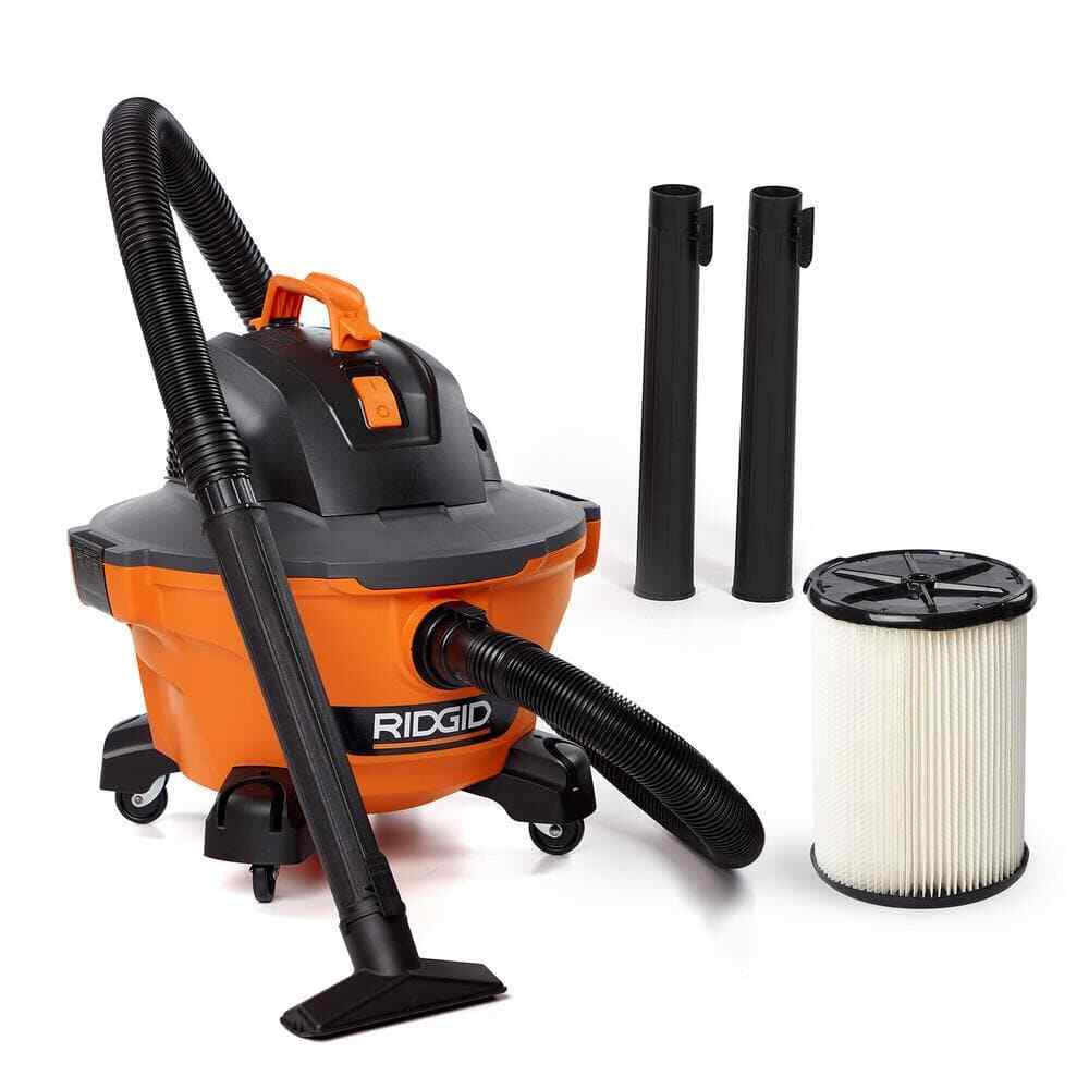 RIDGID 6 Gallon 3.5 Peak HP NXT Shop Vacuum Wet Dry Vac with General Debris