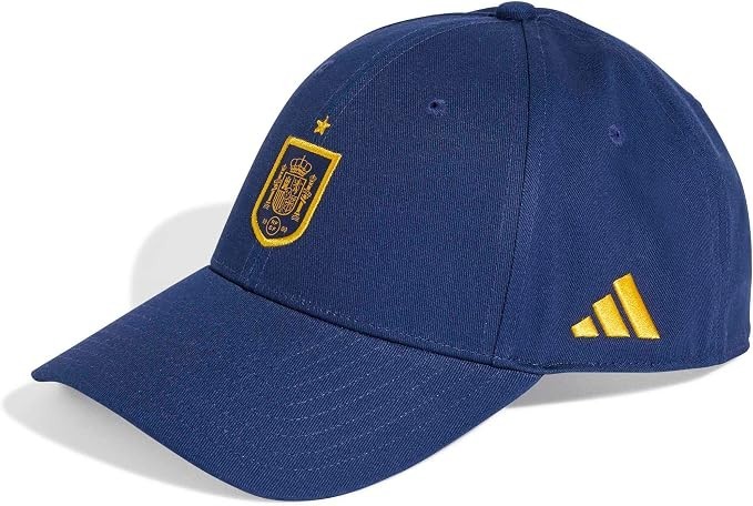 NWT Adidas Spain National Soccer Team RFEF Hat Cap OSFM Blue Gold Futbol Spanish NWT Adidas Spain National Soccer Team RFEF Hat Cap OSFM Blue Gold Futbol Spanish