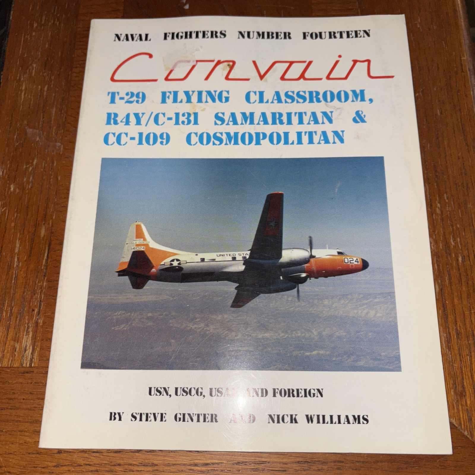 1987 Convair T-29 Flying Classroom R4Y/C-131 Samaritan CC-109 Cosmopolitan
