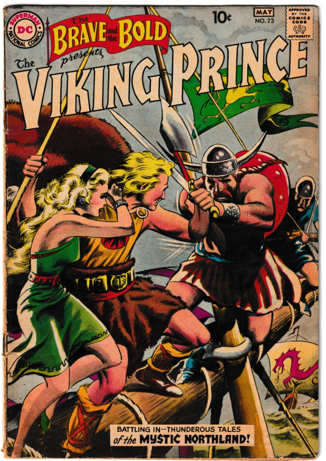 Brave and the Bold #23 GD/VG 3.0 The Viking Prince DC **BARGAIN BIN SALE** Brave and the Bold #23 GD/VG 3.0 The Viking Prince DC **BARGAIN BIN SALE**