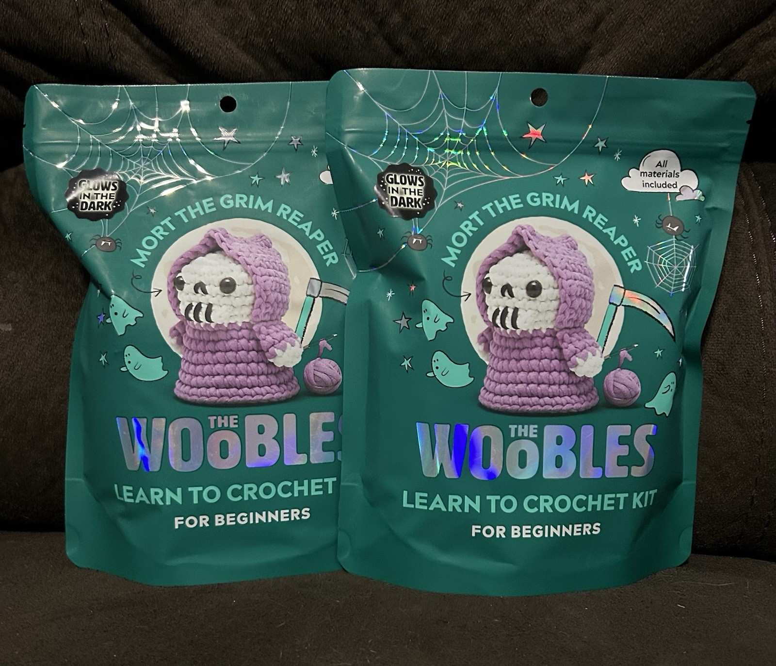 The Woobles Mort The Grim Reaper Crochet Kit The Woobles Mort The Grim Reaper Crochet Kit