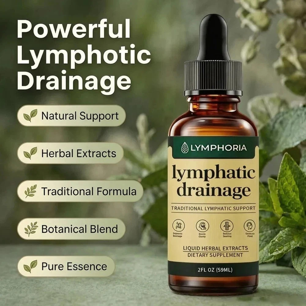 Lymphoria Lymphatic Support 59ml – Lymph Drainage, Bloat Relief, Detox & Immune
