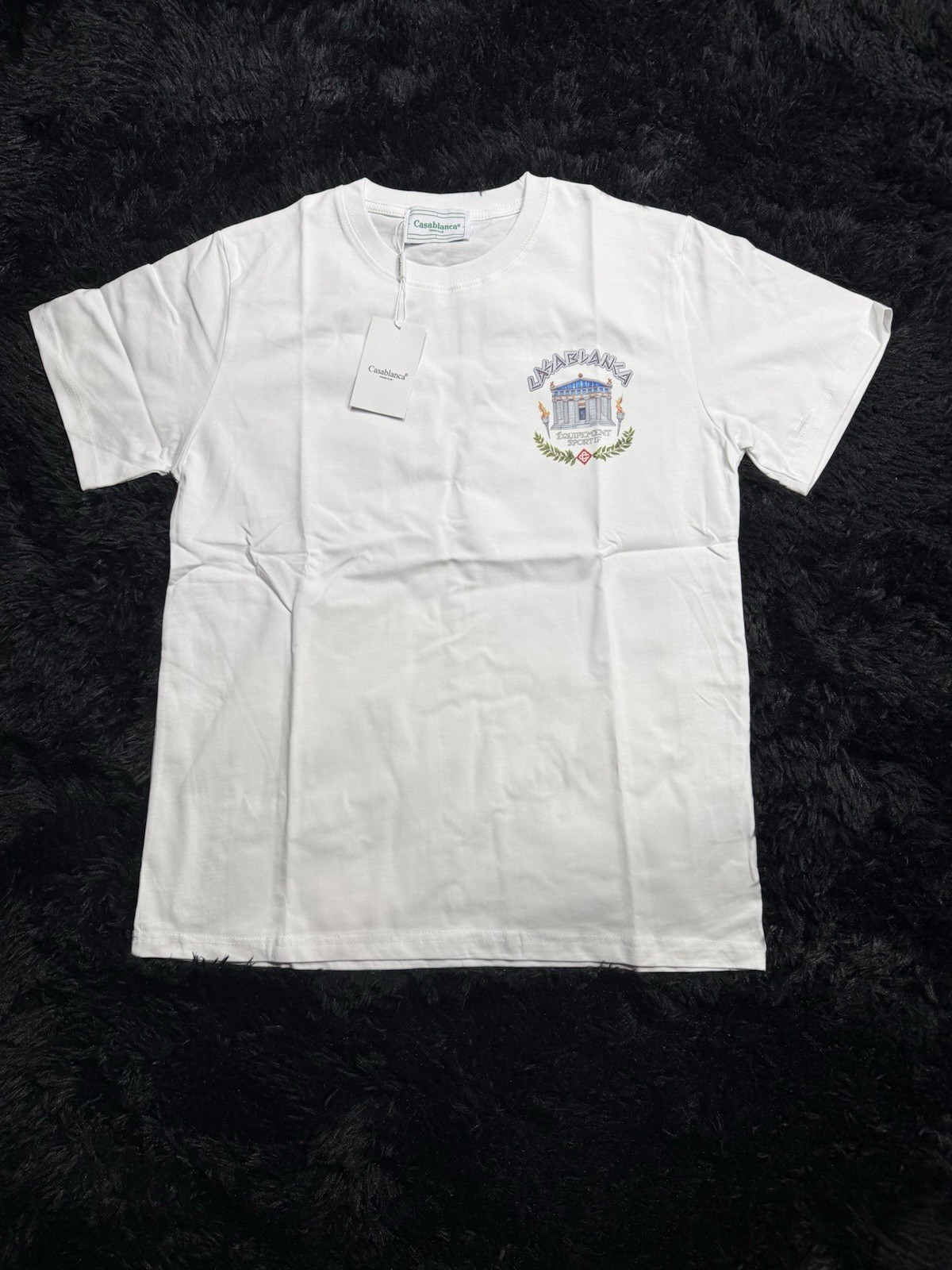 Casablanca White T Shirt w/ Roman Graphic in Size S Casablanca White T Shirt w/ Roman Graphic in Size S