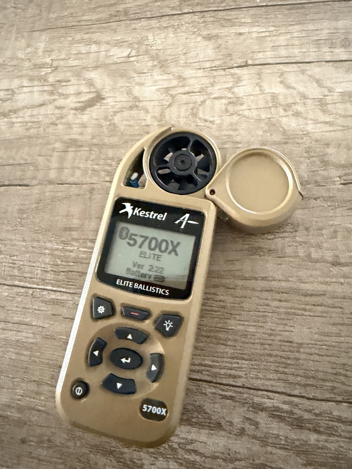 Kestrel 5700X Elite Weather Meter with Applied Ballistics Bluetooth Link (Tan) Kestrel 5700X Elite Weather Meter with Applied Ballistics Bluetooth Link (Tan)